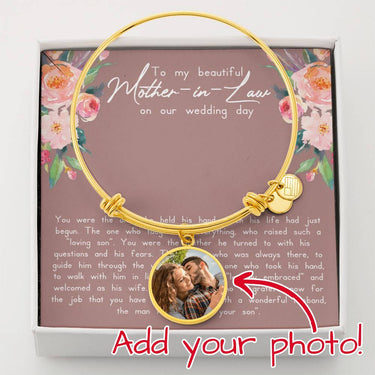 Mother In Law Wedding Flower Bracelet - Love You This Much